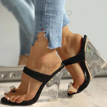 Charger l'image dans la galerie, Femmes Pu Talon Compensé Sandales Compensée À Bout Ouvert Chaussons Avec Autres Chaussures