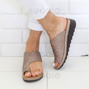 Femmes Pu Talon Plat Chaussons Avec Autres Chaussures