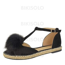 Charger l'image dans la galerie, Femmes Pu Talon Plat Sandales Avec Boucle Chaussures