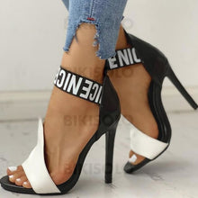 Charger l'image dans la galerie, Femmes Pu Talon Stiletto Sandales À Bout Ouvert Chaussures