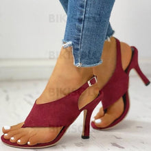 Charger l&#39;image dans la galerie, Femmes Pu Talon Stiletto Sandales Avec Boucle Chaussures