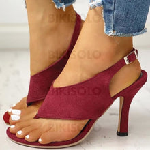 Charger l&#39;image dans la galerie, Femmes Pu Talon Stiletto Sandales Avec Boucle Chaussures