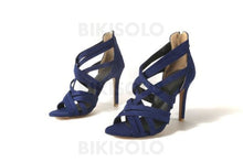 Charger l'image dans la galerie, Femmes Similicuir Talon Stiletto Sandales À Bout Ouvert Chaussures