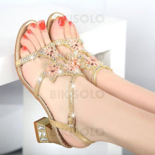 Charger l'image dans la galerie, Femmes Vrai Cuir Talon Stiletto Sandales Escarpins Avec Motif Appliqué Une Fleur Chaussures