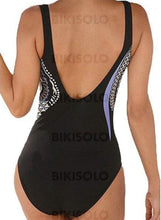 Charger l&#39;image dans la galerie, Fleuris À Bretelles Sexy Grande Taille Une Pièce Maillots De Bain Piece