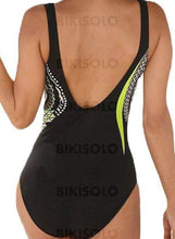 Charger l&#39;image dans la galerie, Fleuris À Bretelles Sexy Grande Taille Une Pièce Maillots De Bain Piece