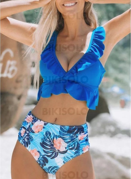 Fleuris Sans Bretelle Jolis Attrayant Bikinis Maillots De Bain