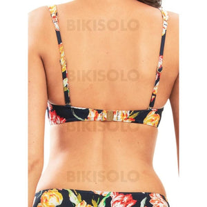 Fleuris Taille Haute Imprimé À Bretelles Bohème Bikinis Maillots De Bain