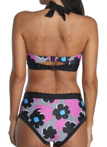 Floral Col Rond Attrayant Bikini Maillots De Bain Bikinis