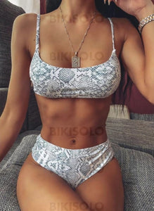 Imprimé À Bretelles Sexy Élégante Bikinis Maillots De Bain