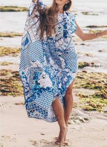 Imprimé Col Rond Bohème Tenues De Plage Maillots De Bain
