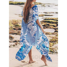 Charger l&#39;image dans la galerie, Imprimé Col Rond Bohème Tenues De Plage Maillots De Bain