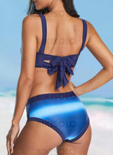 Charger l&#39;image dans la galerie, Imprimé Col U Sports Grande Taille Bikinis Maillots De Bain