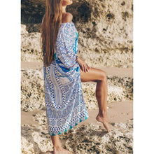 Charger l&#39;image dans la galerie, Imprimé Col V Bohème Tenues De Plage Maillots De Bain