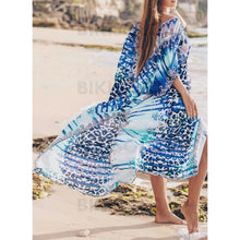 Charger l&#39;image dans la galerie, Imprimé Col V Bohème Tenues De Plage Maillots De Bain