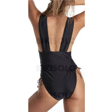 Charger l&#39;image dans la galerie, Imprimé Cordon De Serrage Lacer À Bretelles Sexy Élégante Une Pièce Maillots De Bain