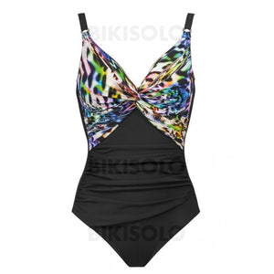 Imprimé Dos Nu À Bretelles Sexy Une Pièce Maillots De Bain