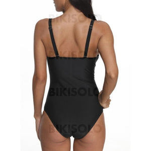 Imprimé Traverser Sans Bretelle Sexy Classique Une Pièce Maillots De Bain