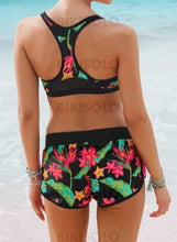 Charger l&#39;image dans la galerie, Imprimé Tropical À Bretelles Sexy Bikinis Maillots De Bain