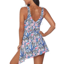 Charger l&#39;image dans la galerie, Imprimé Tropical À Bretelles Sexy Grande Taille Robes De Bain Maillots De Bain