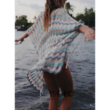 Charger l&#39;image dans la galerie, Imprimé Tropical Col V Sexy Bohème Tenues De Plage Maillots De Bain