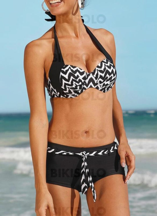 Rayures Dos Nu Sports Grande Taille Bikinis Maillots De Bain