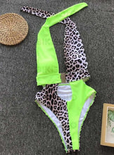 Charger l'image dans la galerie, Splice Couleur Dos Nu Sexy Une Pièce Maillots De Bain Piece