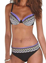 Charger l&#39;image dans la galerie, Taille Basse À Bretelles Sexy Bikinis Maillots De Bain Violet / S