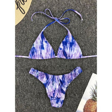 Charger l&#39;image dans la galerie, Taille Basse Imprimé Dos Nu Sexy À La Mode Bikinis Maillots De Bain