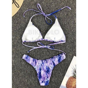 Taille Basse Imprimé Dos Nu Sexy À La Mode Bikinis Maillots De Bain