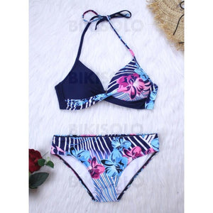 Taille Basse Patchwork Dos Nu Sexy Bikinis Maillots De Bain