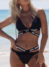 Charger l'image dans la galerie, Taille Basse Sangle Sports Bikini Maillots De Bain Bikinis
