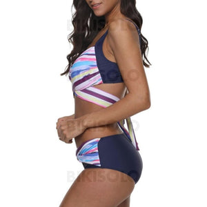 Taille Basse Traverser Pente À Bretelles Jolis Bikinis Maillots De Bain