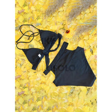 Charger l&#39;image dans la galerie, Taille Haute Monokini Chaîne À Bretelles Sexy Bikinis Maillots De Bain
