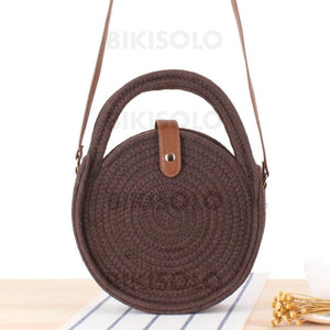 Vintage/simple Sacs À Bandoulière/sacs De Plage Brun Foncé Bandoulière