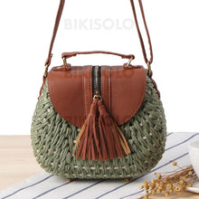 Charger l&#39;image dans la galerie, Vintage/simple Sacs À Bandoulière/sacs De Plage Vert Militaire Bandoulière