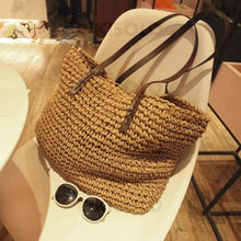 Charger l&#39;image dans la galerie, Vintage/simple Sacs Fourre-Tout/sacs De Plage Kaki À Bandoulière