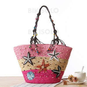 Vintage/simple Sacs Fourre-Tout/sacs De Plage Rosado À Bandoulière
