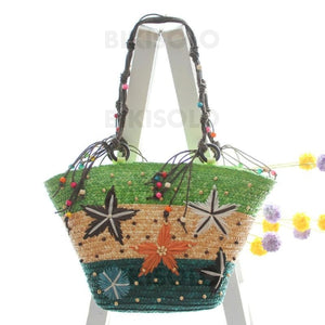 Vintage/simple Sacs Fourre-Tout/sacs De Plage Vert À Bandoulière