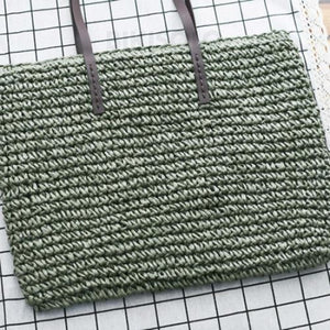 Vintage/simple Sacs Fourre-Tout/sacs De Plage Vert À Bandoulière