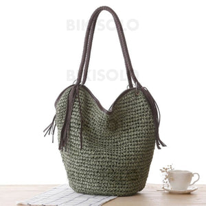 Vintage/simple Sacs Fourre-Tout/sacs De Plage Vert Militaire À Bandoulière