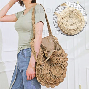 Vintage/simple Sacs Fourre-Tout/sacs De Plage/sacs Hobo Beige À Bandoulière Plage